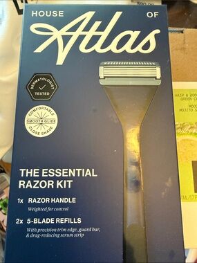 House of Atlas Men's Essential Razor Kit  plus body spray